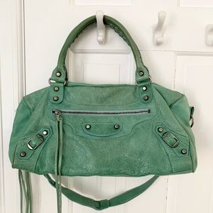 Rare 2004 Balenciaga seafoam twiggy